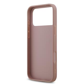 Guess PU Fixed Glitter 4G Metal Logo Case Чехол для Apple iPhone 17 Pro Max (GUHCP17XHG4SGP)