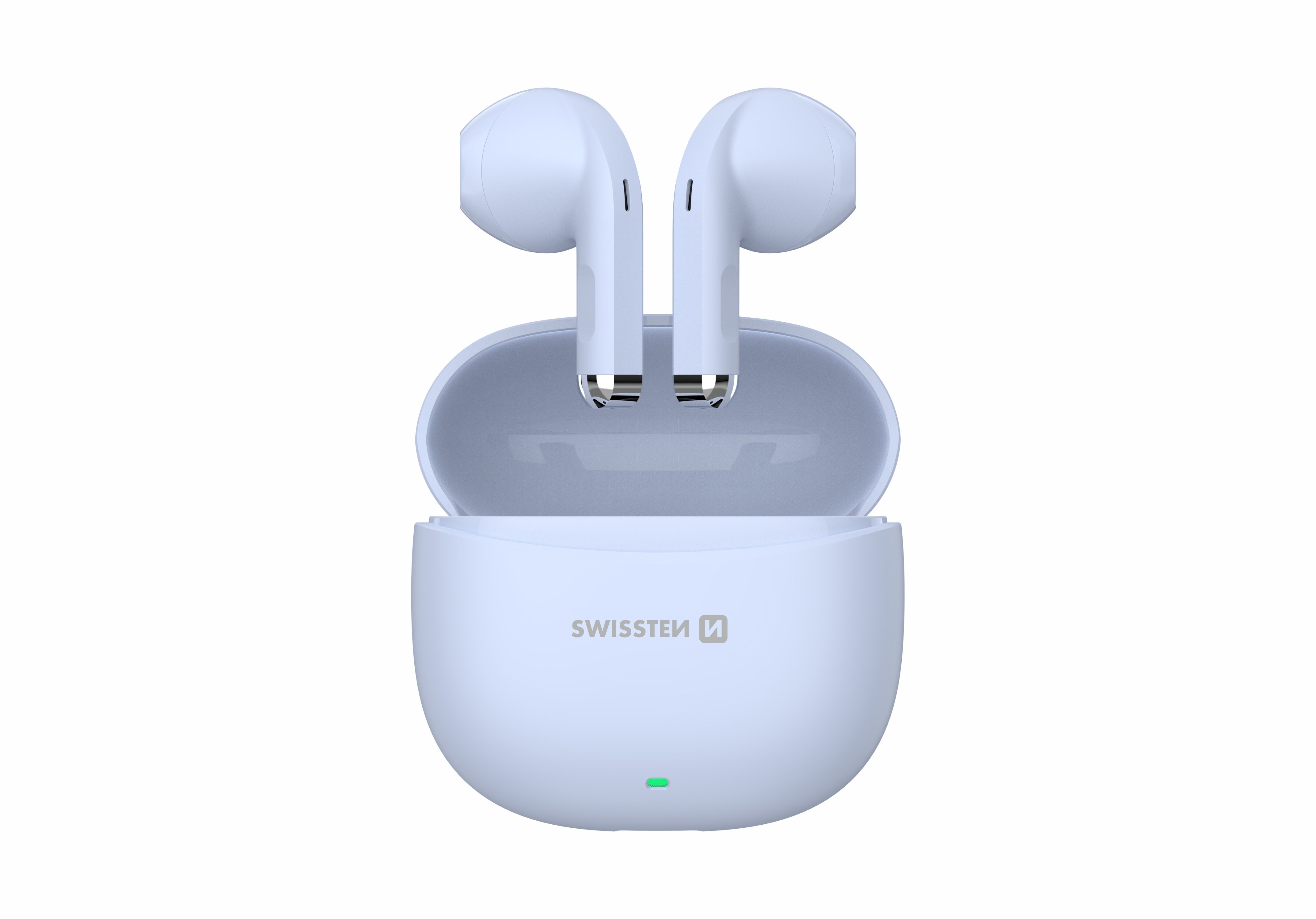 Swissten TWS Mini TUNE Bluetooth Стерео Гарнитура с Микрофоном Синяя (51107098)