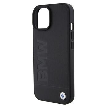BMW Signature Logo Imprint Back Case Защитный Чехол для Apple iPhone 15 (BMHMP15SSLLBK)