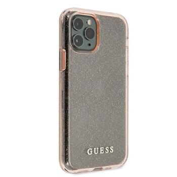 Guess GUHCN58PCGLPI Aizsargapvalks priekš iPhone 11 Pro Glitter / rozā (GUHCN58PCGLPI)