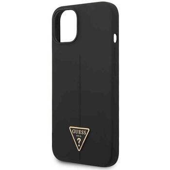 Guess GUHCP14MSLTGK Silicone Triangle Hardcase Защитный чехол для iPhone 14 Plus / 15 Plus 6.7
