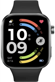 Xiaomi Redmi Watch 6 Viedpulkstenis Obsidian Black (BHR08CIGL)
