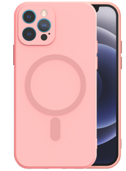 Mocco MagSilicone Soft Back Case Силиконовый чехол для Apple iPhone 14 Plus Pозовый (MO-MAGSI-BC-AP-IPH14PL-PI)