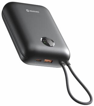 Swissten Voltbox 35W Power Bank 30000 mAh со встроенными кабелями USB-C и Lightning (22013938)