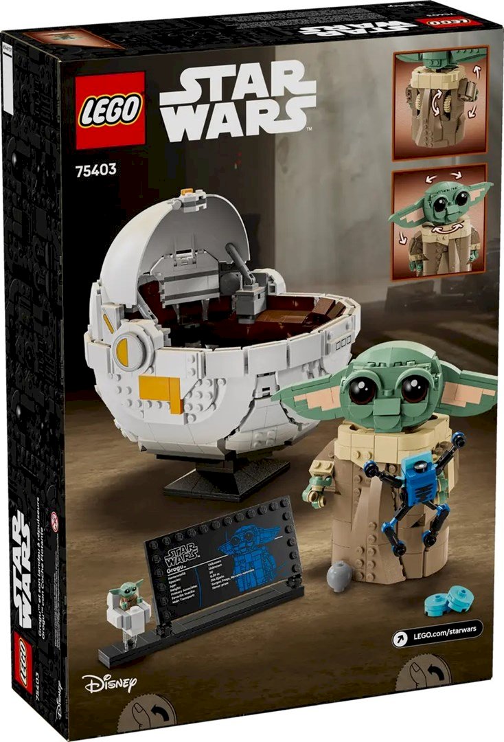 LEGO Star Wars 75403 Grogu ar hover ratiņiem (75403)