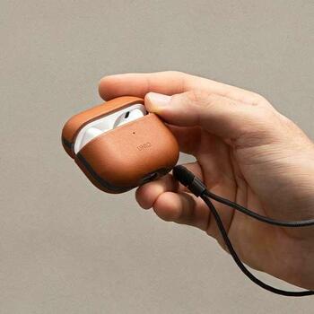 UNIQ Terra Genuine Leather Case Защитный чехол для Apple AirPods Pro 2 gen. (UNIQ-AIRPODSPRO2-TERTBWN)