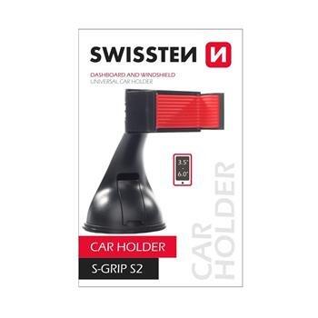 Swissten S-GRIP S2 Универсальный держатель с 360 ротацией на стекло Для устройств 3.5'- 6.0' (SW-CH-S2-B)