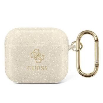 Guess GUA3UCG4GD Glitter Collection Защитный чехол для AirPods 3 / золотой (GUA3UCG4GD)