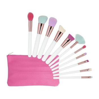 MIMO Makeup Brush Set Multicolor Тональная основа для лица 11 Pcs (5903018919966)