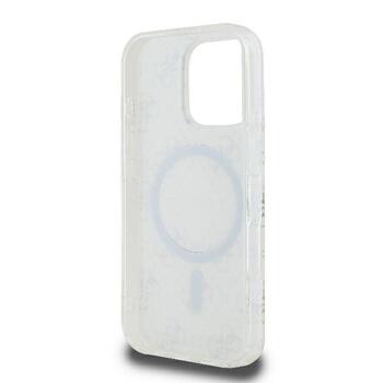 Guess IML 4G Background MagSafe Защитный Чехол для Apple iPhone 16 Pro (GUHMP16LH4DTEH)