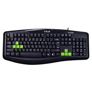 E-Blue Elated Игровая клавиатура с проводом USB / ENG (EKM046BK)