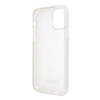 Guess GUHCN58PCGLSI Glitter Hardcase Защитный чехол для iPhone 11 Pro / серебристый (GUHCN58PCGLSI)