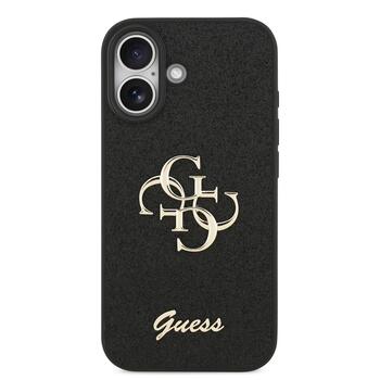 Guess PU Fixed Glitter 4G Metal Logo Case Чехол для Apple iPhone 17 (GUHCP17SHG4SGK)