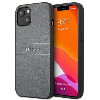 Guess GUHCP13SPSASBGR Saffiano Strap Aizsargapvalks priekš iPhone 13 mini 5,4