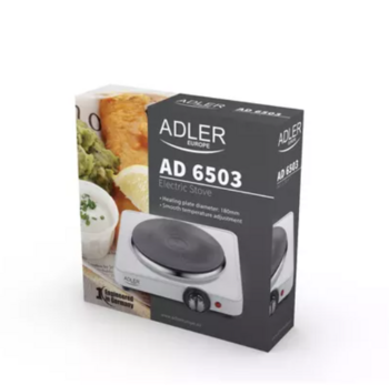 Adler AD 6503 Viendegļa Elektriskā Ceļojuma Plīts (AD6503)
