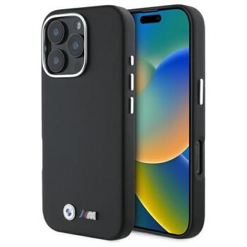 BMW M Smooth Full Wrapped Metal MagSafe Чехол для Apple iPhone 16 Pro Max (BMHMP16X23PMWK)