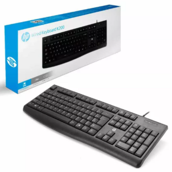 HP K200 Klaviatūrā USB ENG (K200BK)