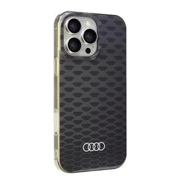 Audi IML Stitching Pattern MagSafe Aizsargapvalks Priekš Apple iPhone 16 Pro Max (AU-IMLMIP16PM-Q5/D3-BK)