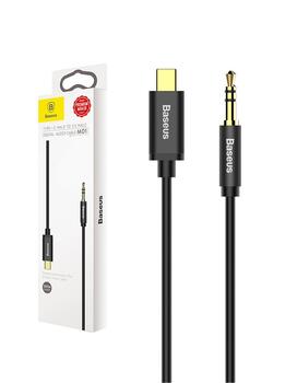 Baseus Yiven Premium AUX vads USB-C -> 3.5 mm 1.2m (CAM01-01)