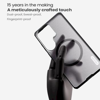 Nillkin Super Frosted PRO Magnetic Back Cover Защитный чехол для Samsung Galaxy S26 Ultra / прозрачный чёрный (57983129431)