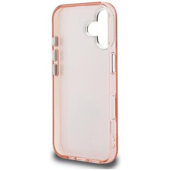 Karl Lagerfeld IML Aquarelle Choupette & Logo Aizsargapvalks priekš iPhone 16 / rozā (KLHCP16SHMCHAQP)