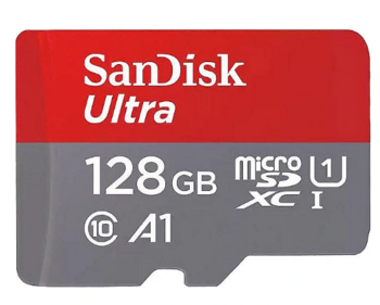 SanDisk microSDXC Карта Памяти 140MB / 128GB (SDSQUAB-128G-GN6IA)