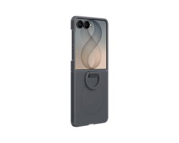 Samsung EF-EF776CBE Silicone Magnetic Cover with Ring Защитный чехол для Galaxy Z Flip 8 / чёрный (EF-EF776CBEGWW)