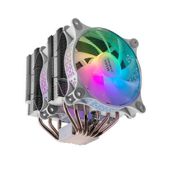 Mars Gaming MCPU-XT CPU Cooler Dual Tower Cooling 300W 2x120mm ARGB Кулер для процессора (MCPUXTW)