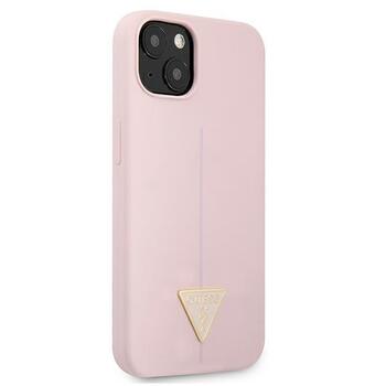 Guess GUHCP13SSLTGU Silicone Triangle Hardcase Защитный чехол для iPhone 13 mini 5,4