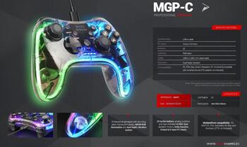 Mars Gaming MGP-C Spēļu kontrolieris RGB / USB-C / X-input & D-input (MGPC)