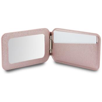 Karl Lagerfeld MagSafe Зеркальный Магнитный Кардхолдер Кошелек Розовый (KLWMSMPGKCHPP)