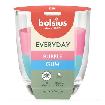 Bolsius Everyday Aromātiskā Svece 80x70mm Bubble Gum (37150331)