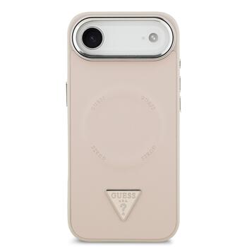 Guess PU Leather Triangle Logo MagSafe Case Чехол для Apple iPhone 17 Air (GUHMP17MPSDTSCMP)
