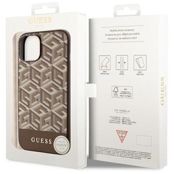 Guess GUHMP14MHGCFSEW GCube Stripes MagSafe Защитный чехол для iPhone 14 Plus / 15 Plus 6.7