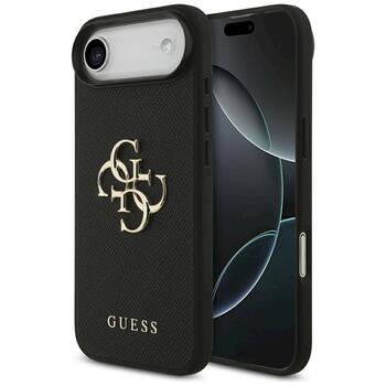 Guess Grained Big 4G & Classic Logo case Защитный чехол для iPhone Air / чёрный (GUHCP17MPGT4MBK)