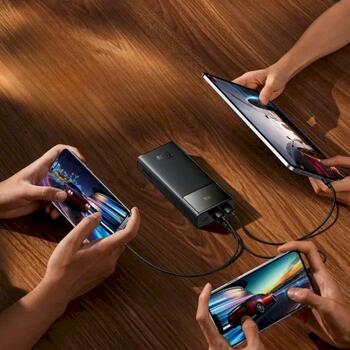 Baseus EnerFill Повербанк 22.5W 30000mAh / космический чёрный (E0027K00)
