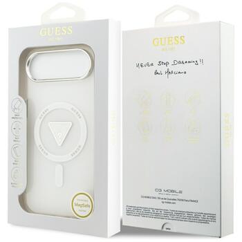 Case Guess IML Gradient Triangle Logo MagSafe Защитный чехол для iPhone Air / прозрачный (GUHMP17MHGTMLCGT)