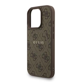Guess PU Leather 4G Colored Ring Strap MagSafe Case Чехол для Apple iPhone 16 Pro (GUHMP16LP4GREGSW)