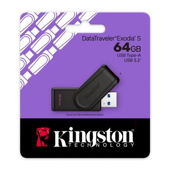 Kingston DataTraveler Exodia S Флешка 64GB (DTXS/64GB)