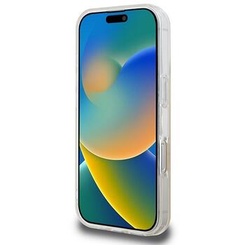 DKNY Repeat Texture Pattern With Stripe Защитный Чехол для Apple iPhone 16 Pro (DKHMP16LHRHSEP)