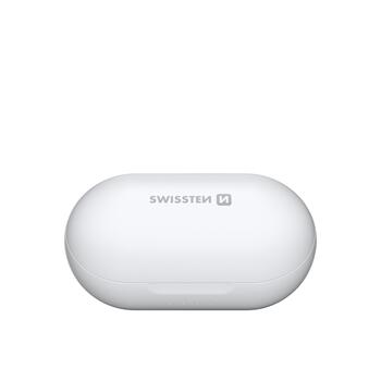 Swissten TWS Stone Buds Bluetooth Стерео Гарнитура с Микрофоном (SW-SB-TWS-WH)