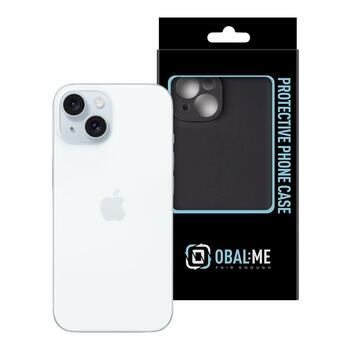 OBAL:ME Matte TPU Cover Защитный чехол для Apple iPhone 15 чёрный (57983117492)