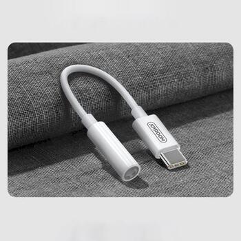 Joyroom Converter Type-C to 3.5mm Mini Jack Кабель для зарядки для смартфонов / белый (SH-C1-WHT)
