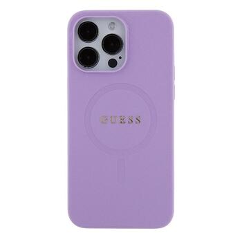 Guess Saffiano MagSafe Back Case Защитный Чехол для Apple iPhone 15 Pro Max (GUHMP15XPSAHMCU)
