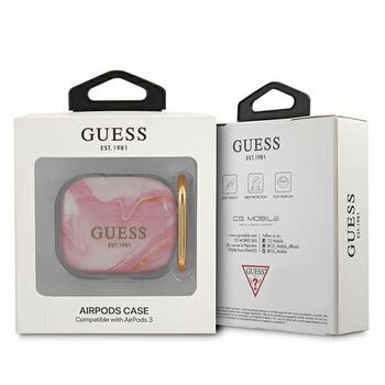 Guess GUA3UNMP AirPods 3 cover Marble Collection Защитный чехол для AirPods 3 / розовый (GUA3UNMP)