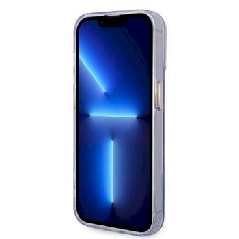 Guess GUHMP14XHTCMU Hardcase Gold Outline Translucent MagSafe Aizsargapvalks priekš iPhone 14 Pro Max 6,7