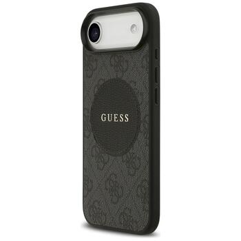 Case Guess 4G Circle Classic Logo MagSafe Aizsargapvalks priekš iPhone Air / melns (GUHMP17MP4PGRSGK)