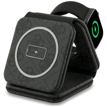 Guess wireless charger 3i-n-1 4G Беспроводное зарядное устройство / чёрный (GUFWC4GEMK)