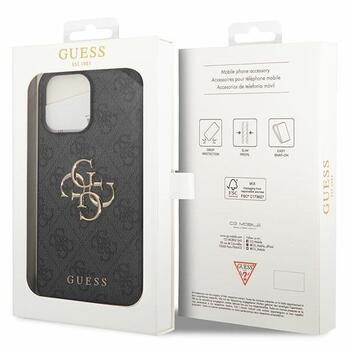 Guess 4G Big Metal Logo Back Case Защитный Чехол для Apple iPhone 15 Pro (GUHCP15L4GMGGR)