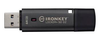 Kingston IronKey Locker Plus 50 G2 USB-накопитель 64GB (IKLP50G2/64GB)